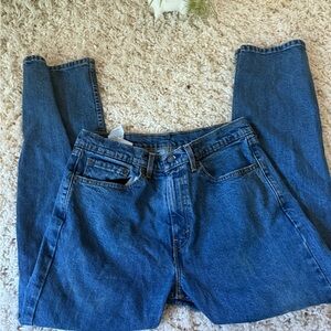 Levi's Classic straight leg, blue denim cute Jeans